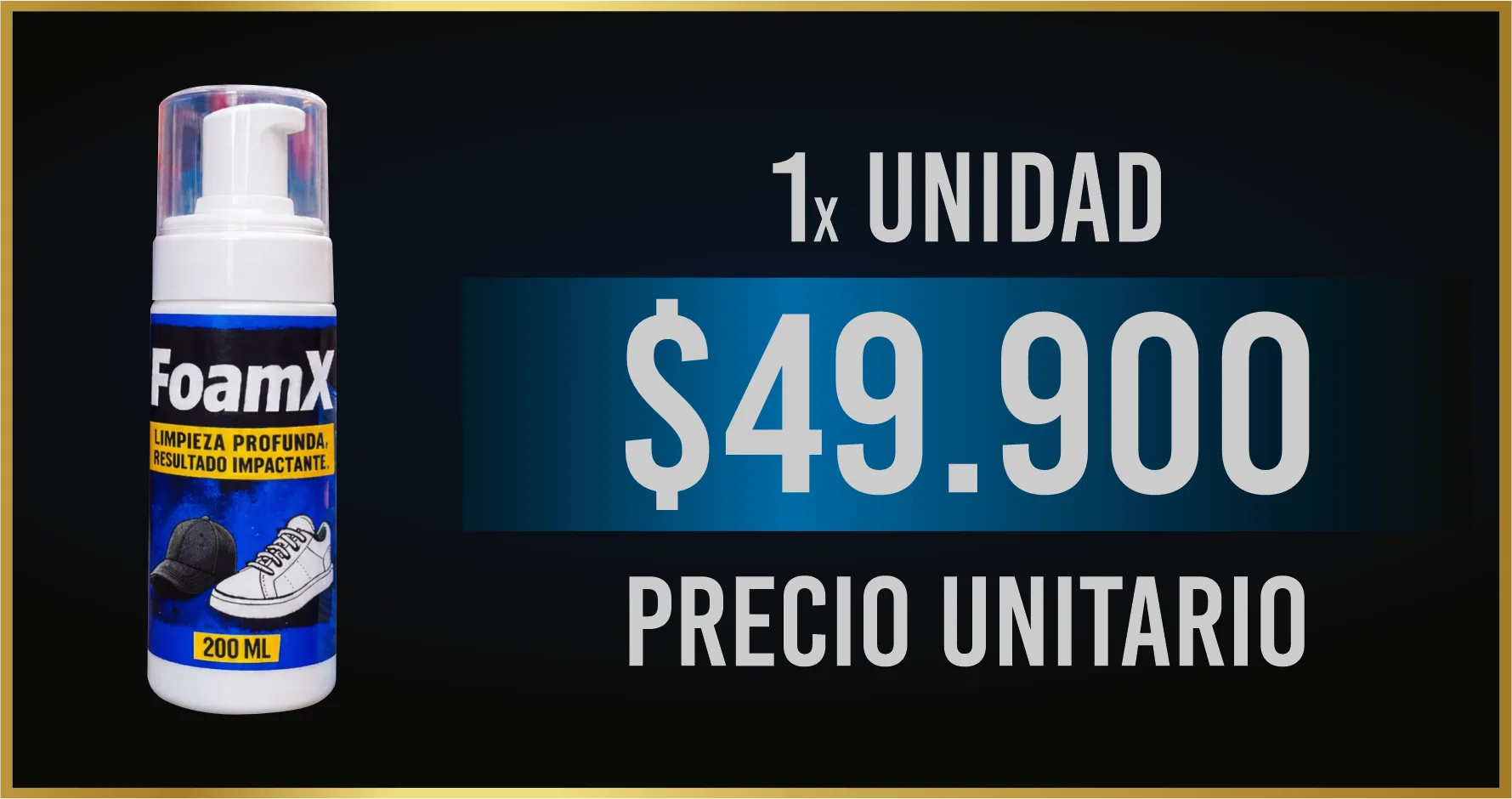 1 Kit FoamX por $49.900