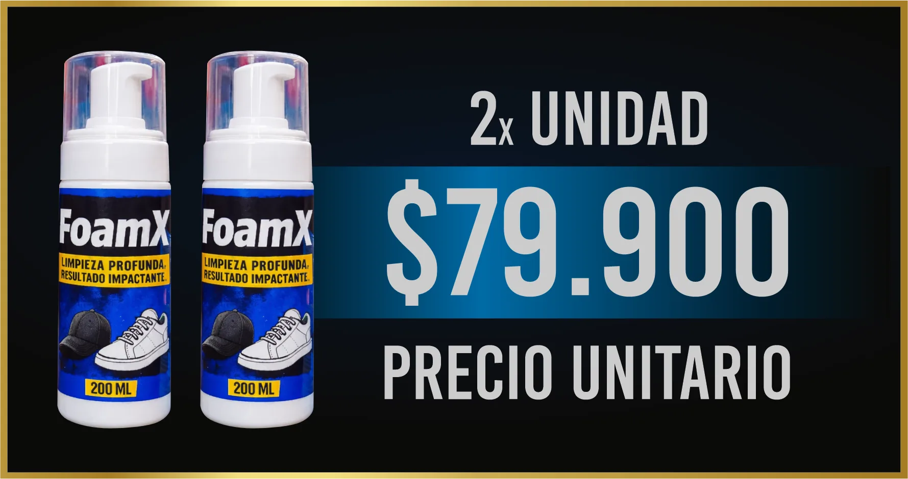 2 Kits FoamX por $79.900